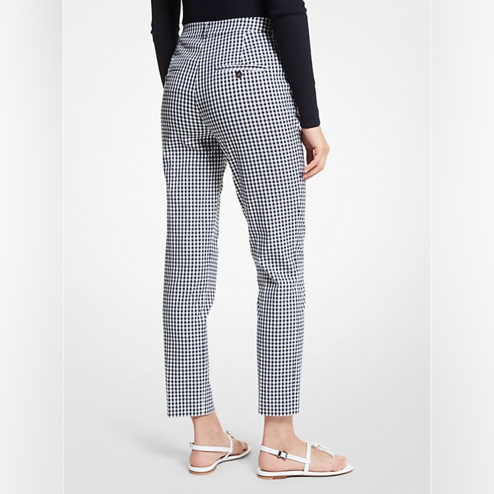 (90)MICHAEL KORS COLLECTION
Samantha Gingham Stretch Cotton Pants - Picture 3 of 12